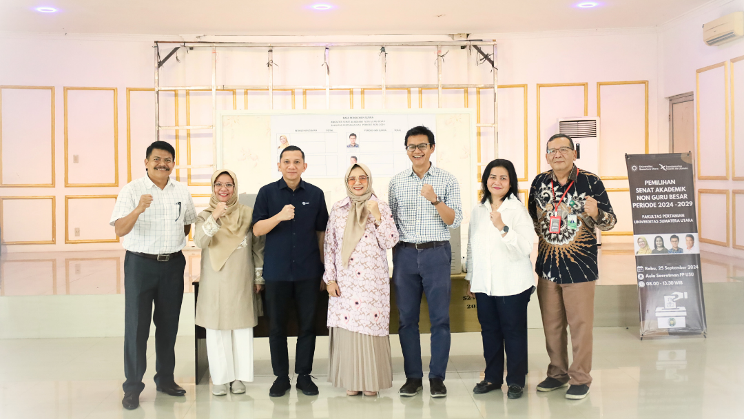 Election of Non Professors Academic Senate Period 2024–2029 from the USU Faculty of Agriculture